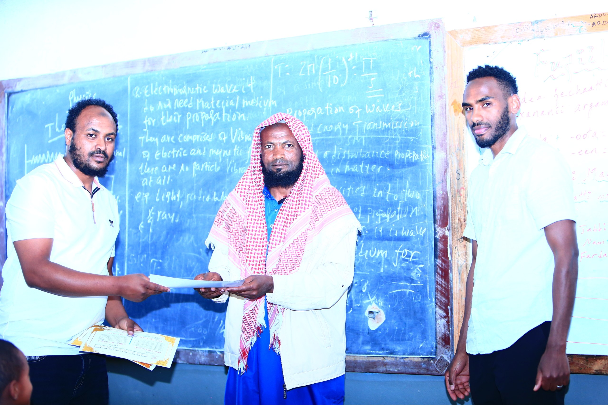 Students celebrating educational achievements