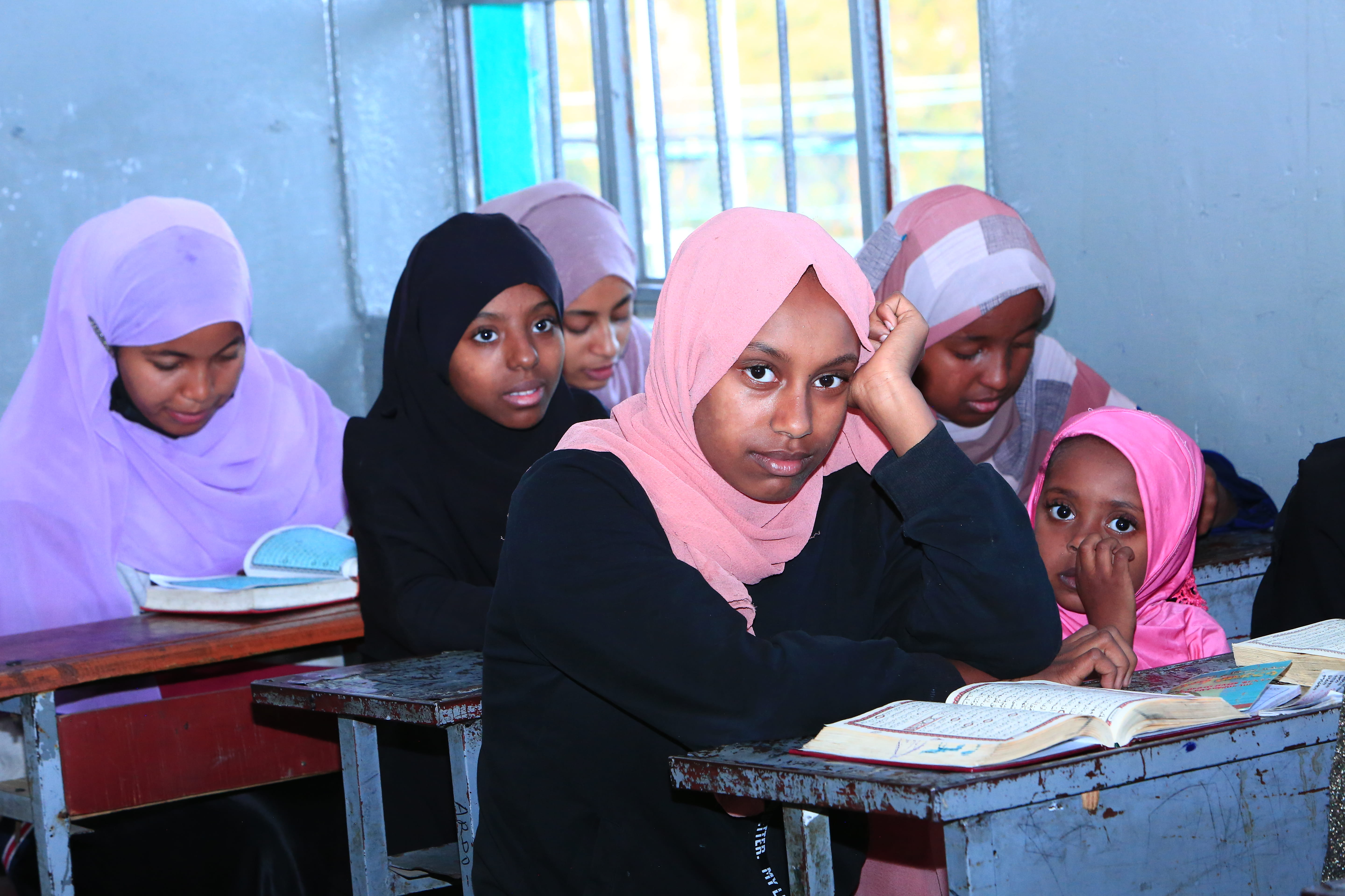 Youth participating in Islamic education program